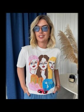 Zara Short Sleeve Graphic Tee
